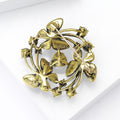 Alloy Butterfly Pearl Brooch For Suit And Cardigan Decoration view 4