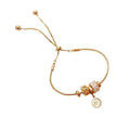 Korean Style Copper Rhinestone Heart Slim Waist Bangle For Women Fashion Jewelry view 5