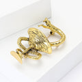 Vintage Alloy Snake Wine Glass Brooch Pin For Suits And Cardigans view 3