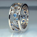 Elegant Hollow Full Zircon Ring For Women European American Fashion Finger Jewelry view 2