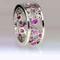 Elegant Hollow Full Zircon Ring For Women European American Fashion Finger Jewelry view 3