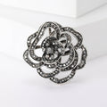 Alloy Red Spider Lily Brooch For Suits And Sweaters view 3