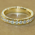 Full Circle Micro Pave Zircon Women's Ring Fashion Versatile Finger Jewelry Accessory view 1