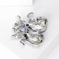 Crystal Alloy Bow Cat Brooch Pin For Cute Clothing Decoration view 3