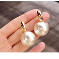 Simple Faux Pearl Earrings For Women Personalized Shape Versatile Dangle Ear Jewelry view 6