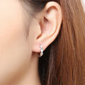 Korean Style Minimalist Heart Shape Smooth Ear Cuff Earrings, Fashion Ear Jewelry view 4