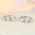 Korean Style Minimalist Heart Shape Smooth Ear Cuff Earrings, Fashion Ear Jewelry view 3