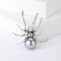 Vintage Alloy Spider Pearl Brooch For Sweaters And Cardigans view 3