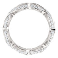 Creative Hollow Figure Eight Micro Pave Zircon Simple Ring, Trendy Street Style Jewelry view 3