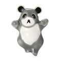 Alloy Enamel Panda Brooch Pin For Cute Animal Clothing Accessories view 1