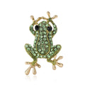 Alloy Rhinestone Frog Brooch Pin For Suits And Sweaters view 5