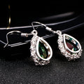 Classic Vintage Crystal Inlaid Women's Drop Earrings, Elegant Ear Jewelry view 4