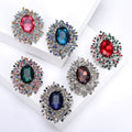 Alloy Large Crystal Brooch Pin For Suits And Evening Dresses view 2