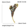 Alloy Rhinestone Brooch Pin For Cardigans Coats And Sweaters view 4