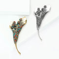 Alloy Rhinestone Brooch Pin For Cardigans Coats And Sweaters view 3