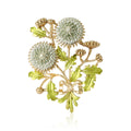 Alloy Enamel Daisy Flower Brooch Pin For Women Suit Decoration view 2