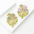 Alloy Enamel Daisy Flower Brooch Pin For Women Suit Decoration view 3