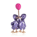 Enamel Alloy Duck Balloon Brooch Pin For Fashion Apparel view 1
