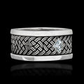 Personalized Twist Texture Alloy Electroplated Rhinestone Ring, Popular Unisex Fashion Finger Jewelry view 3
