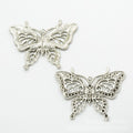 Large Openwork Butterfly Connector in Two Antique Finishes view 6
