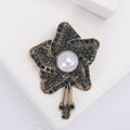 Metal Alloy Flower Brooch Pin For Coats And Fashion Apparel view 2