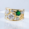 Creative Geometric Interwoven Line Zircon Ring, Trendy Fashion Women Finger Jewelry view 2