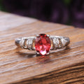 Minimalist Four Prong Zircon Ring For Women European American Engagement Proposal Jewelry view 3