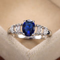 Minimalist Four Prong Zircon Ring For Women European American Engagement Proposal Jewelry view 7