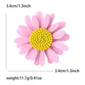 Alloy Enamel Daisy Brooch Pin Fresh Sunflower Collar Accessory view 8