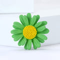 Alloy Enamel Daisy Brooch Pin Fresh Sunflower Collar Accessory view 3