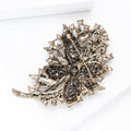 Electroplated Alloy Rhinestone Vintage Brooch Pin For Fashion Accessories view 4