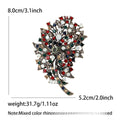 Electroplated Alloy Rhinestone Vintage Brooch Pin For Fashion Accessories view 5