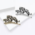 Metal Alloy Tiger Animal Brooch For Elegant Apparel Decoration view 3