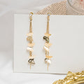 Vintage French Long Tassel Butterfly Alloy Rhinestone Drop Earrings For Women Elegant Statement Earrings view 4