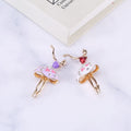 Alloy Rhinestone Ballerina Brooch Pin For Creative Fashion Accessories view 4