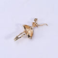 Alloy Rhinestone Ballerina Brooch Pin For Creative Fashion Accessories view 3