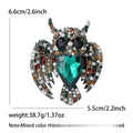 Alloy Vintage Long Wing Owl Brooch For Clothing Accessories view 5