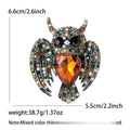 Alloy Vintage Long Wing Owl Brooch For Clothing Accessories view 6