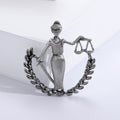 Metal Libra Zodiac Brooch Pin For Party And Banquet Gifts view 4