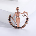 Metal Libra Zodiac Brooch Pin For Party And Banquet Gifts view 3