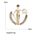 Metal Libra Zodiac Brooch Pin For Party And Banquet Gifts view 5