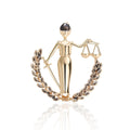 Metal Libra Zodiac Brooch Pin For Party And Banquet Gifts view 1