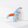 Metal Alloy Enamel Cute Flying Elephant Brooch Pin For Clothing view 4