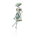 Alloy Shell Girl Brooch Pin For Suits And Cardigans view 1