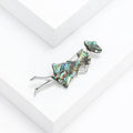 Alloy Shell Girl Brooch Pin For Suits And Cardigans view 2