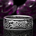 Norway Nordic Viking Wolf Celtic Werewolf Mens Ring Personalized Punk Style Finger Jewelry view 6