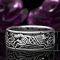 Norway Nordic Viking Wolf Celtic Werewolf Mens Ring Personalized Punk Style Finger Jewelry view 5