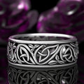 Norway Nordic Viking Wolf Celtic Werewolf Mens Ring Personalized Punk Style Finger Jewelry view 3