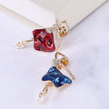 Alloy Enamel Rhinestone Ballerina Brooch For Premium Clothing Decoration view 4