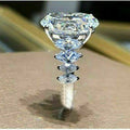 European Fashion Oversized Zircon Women's Statement Ring, Elegant Accessory Jewelry view 3